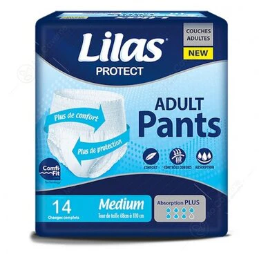 Lilas - Couches adultes taille M (10pcs)