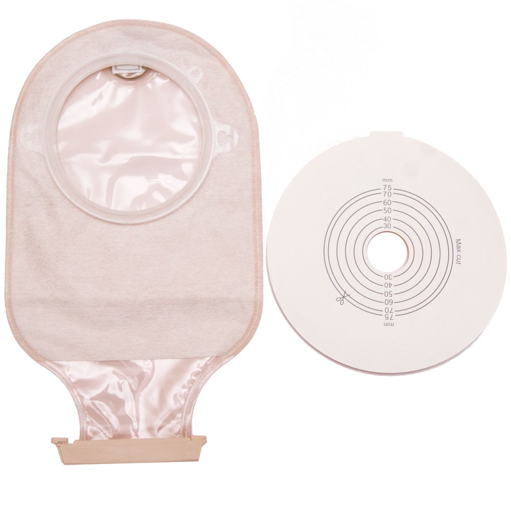 Poche de Colostomie + Support 20 a 75 mm