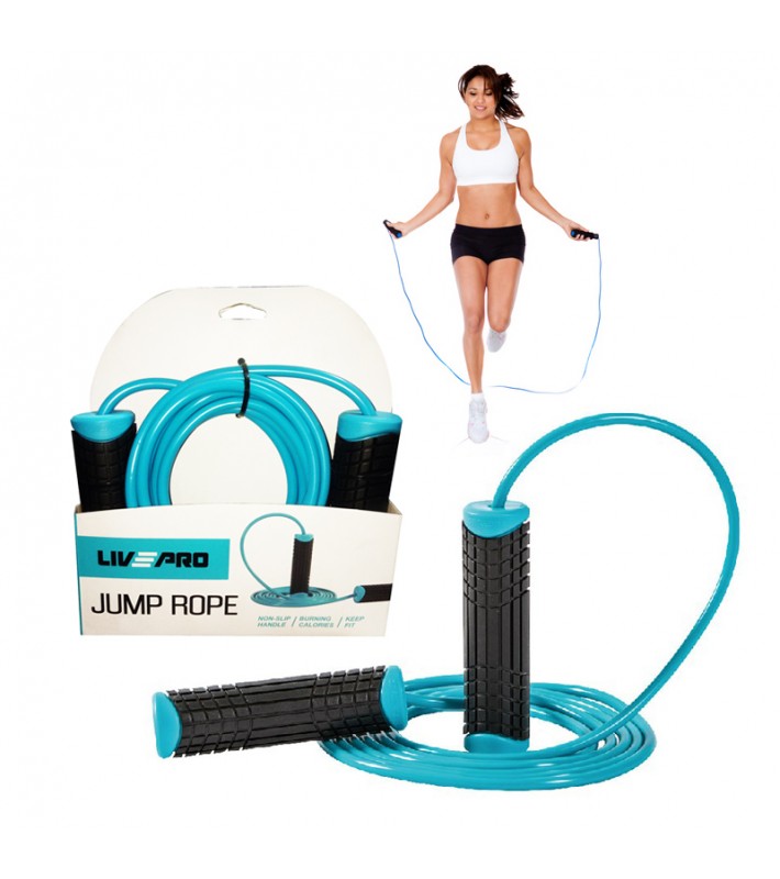 Corde à sauter avec poignées