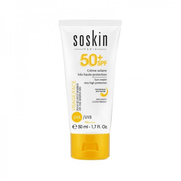 SOSKIN - Crème solaire 50spf 50 ml 