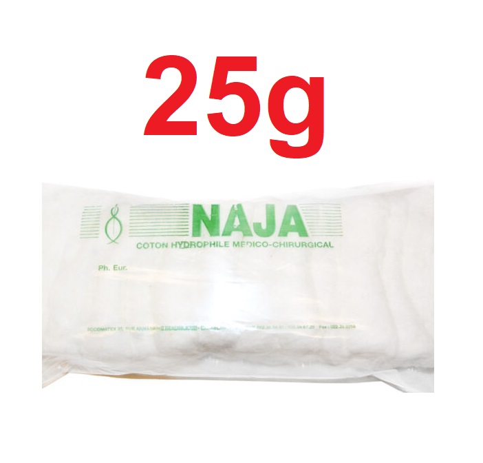 NAJA - Coton hydrophile 25g