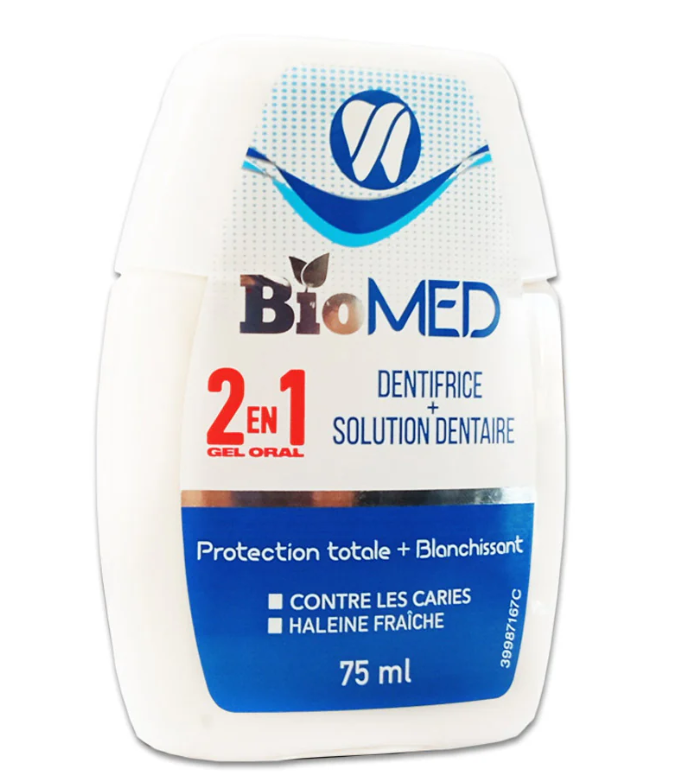 Biomed Dentifrice Protection Blanchissant 2en1 75ml
