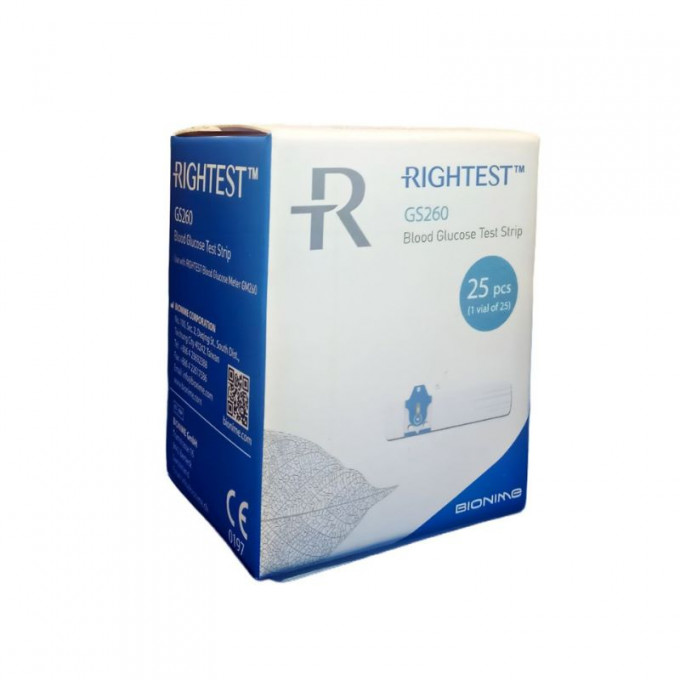 [GS260/25] Bionime - Bandelette 25Pcs GS260