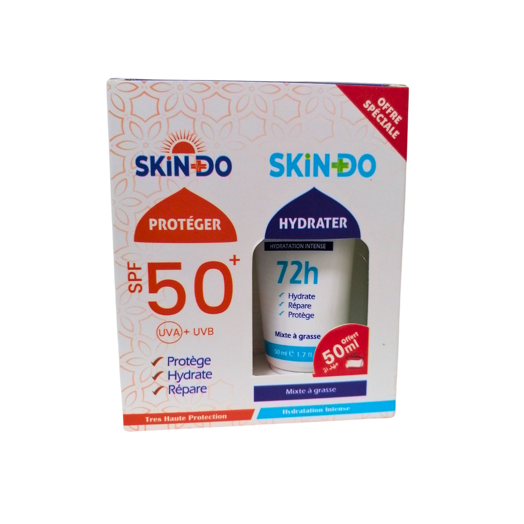 SkinDo - Crème Solaire Hydratation 50ml "pack"