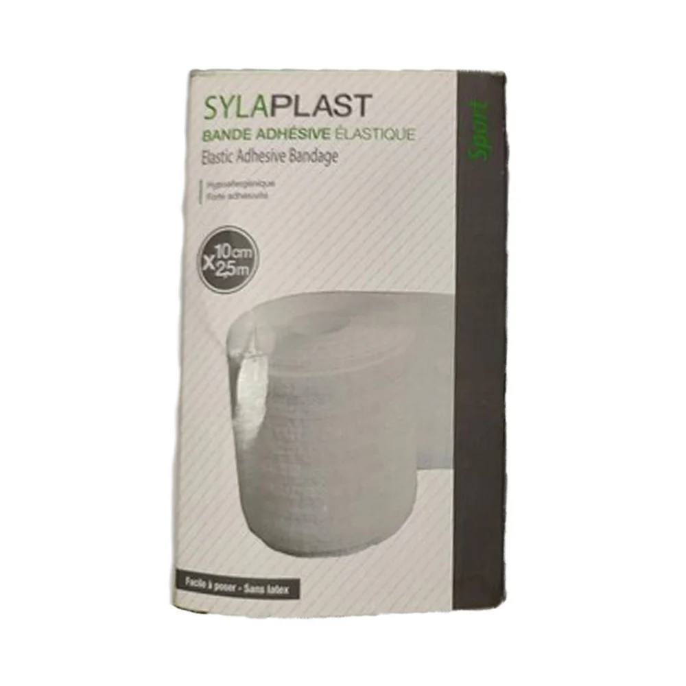 SYLAPLAST - Bande adhésive elastique 10cm x 2,5m