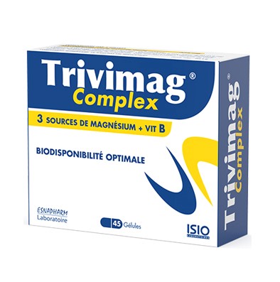TRIVIMAG  - 3 sources de magnésium Vit B 45cp