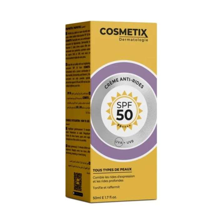 COSMETIX - Créme anti rides spf50