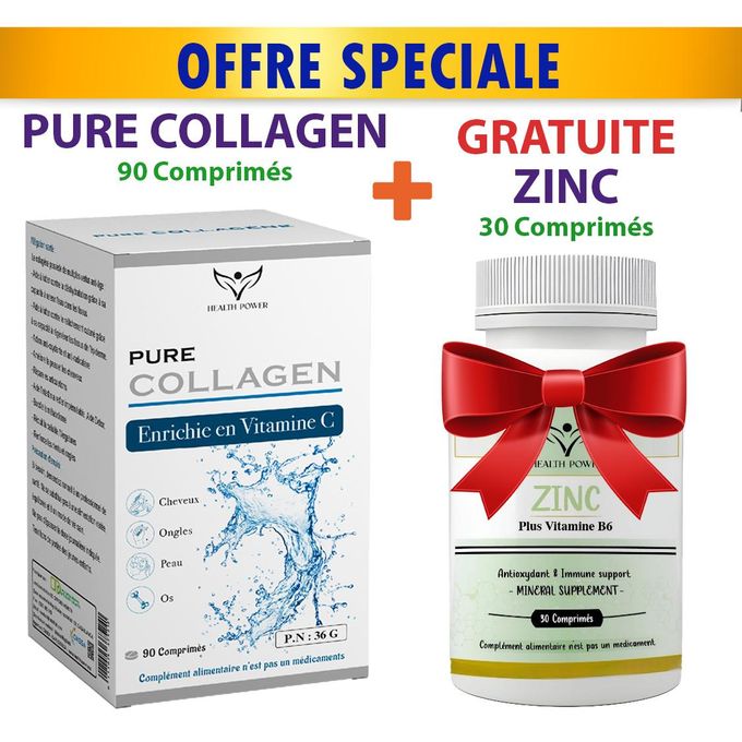 HEALTH POWER - Pack Pure collagen 90 comprimés