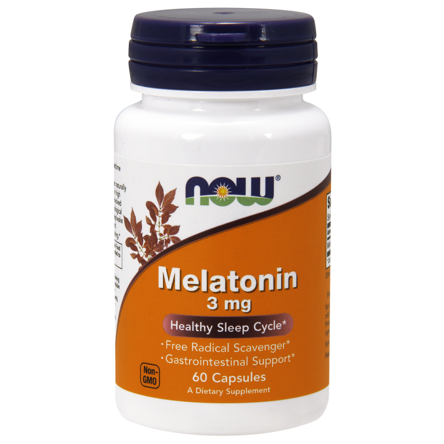 NOW - Melatonin 3mg 60 Capsules