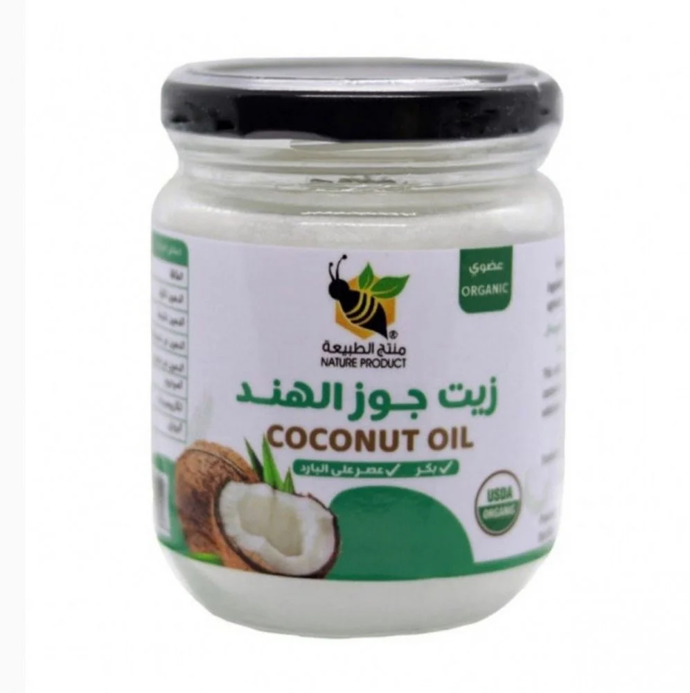 Pure and natural coconut oil