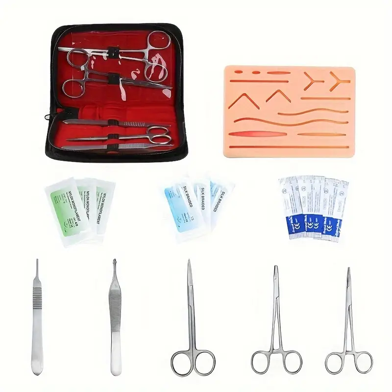 Kit d'entraînement de suture de 17 pièces 