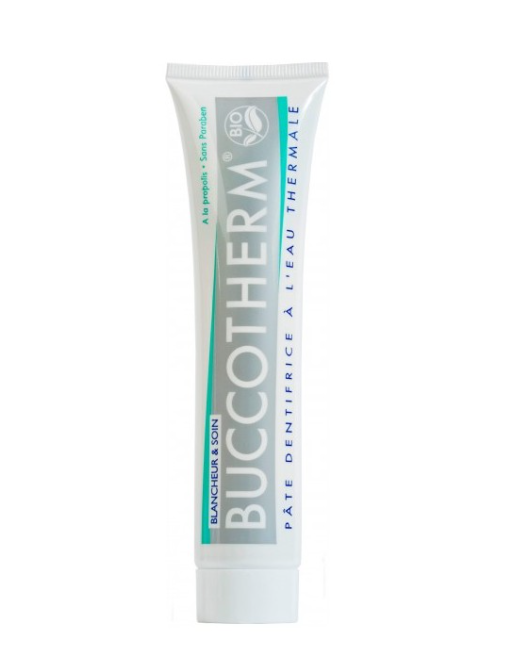 BUCCOTHERM - Dentifrice Blancheur & Soin Certifie Bio 75ml