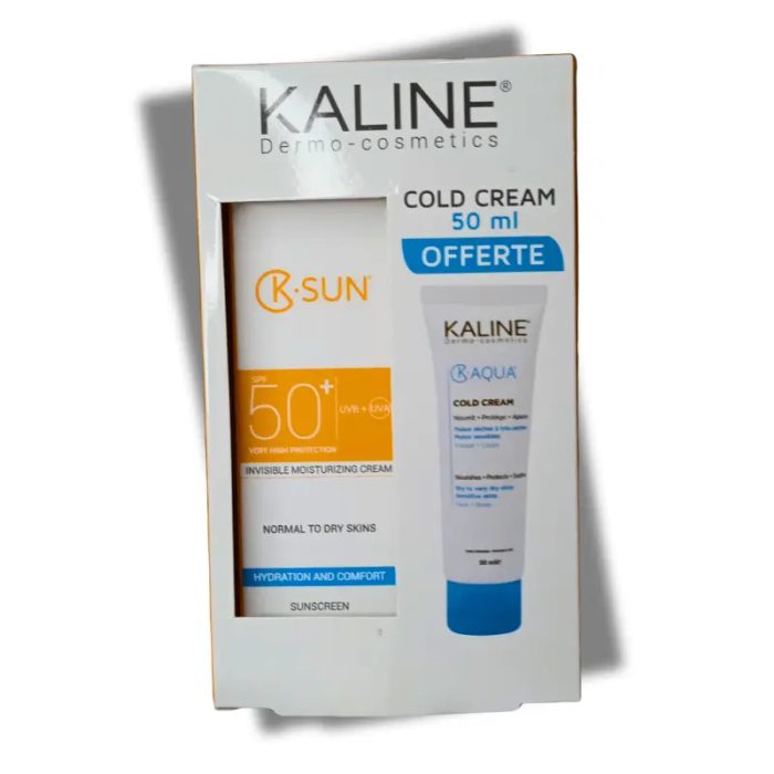 KALINE - Créme fluide invisible spf50 + Cold cream 50ml