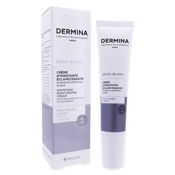 Dermina - Sensi Blanc Crème hydratante éclaircissante - 40ml