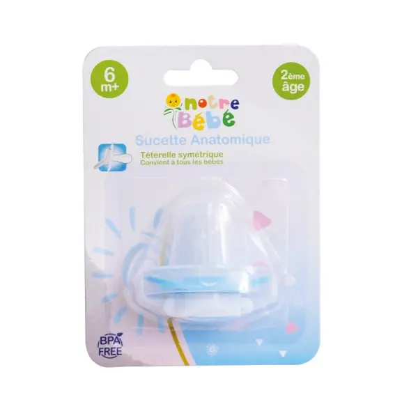 Notre bébé - Sucette anatomique 6+