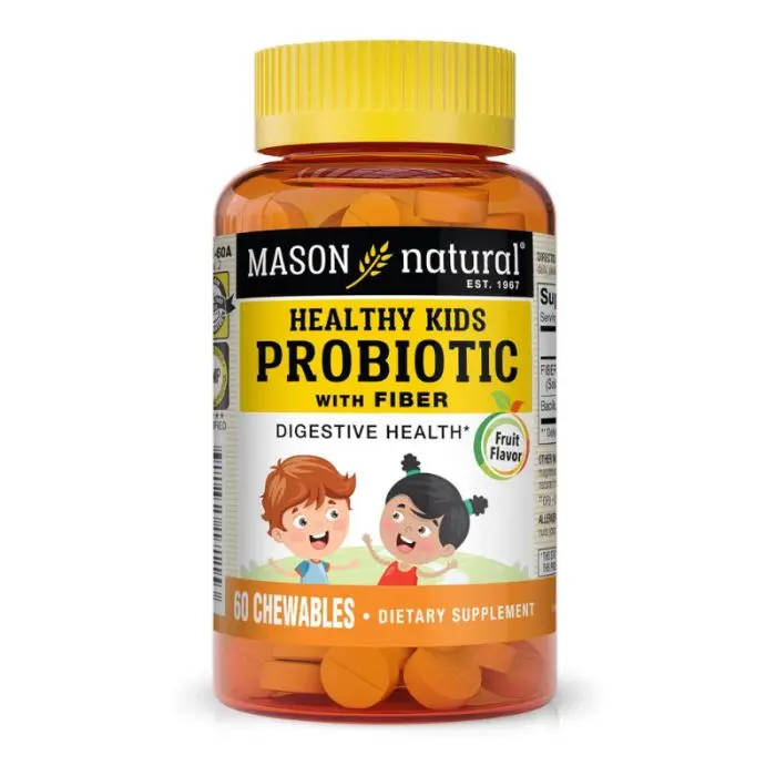 Mason Natural - Healthy Kids Probiotic with Fiber 60 CP