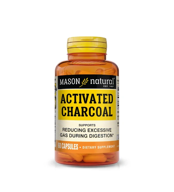 Mason Natural - Activated Charcoal 520mg 60 Cp 