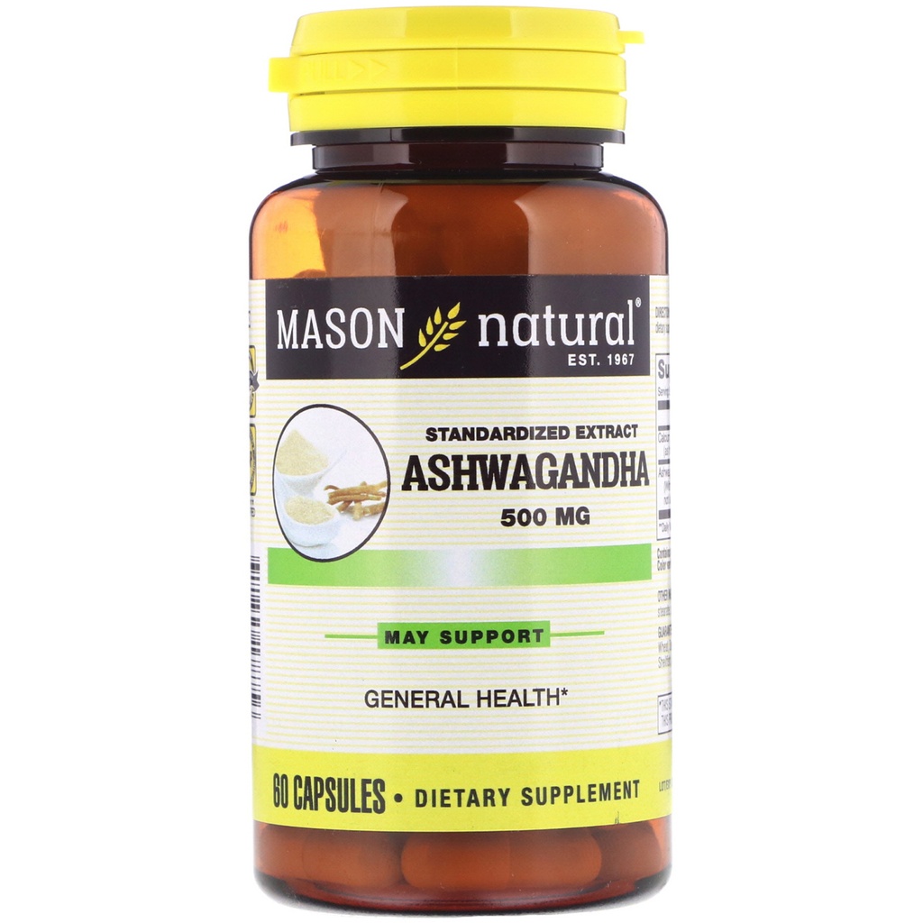[1787] Mason Natural - Ashwagandha 500mg 60 Cp