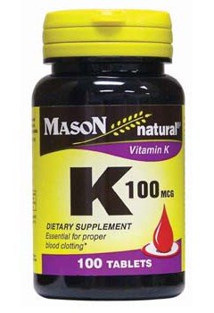 Mason Natural - Vitamin K 100mg 100 CP