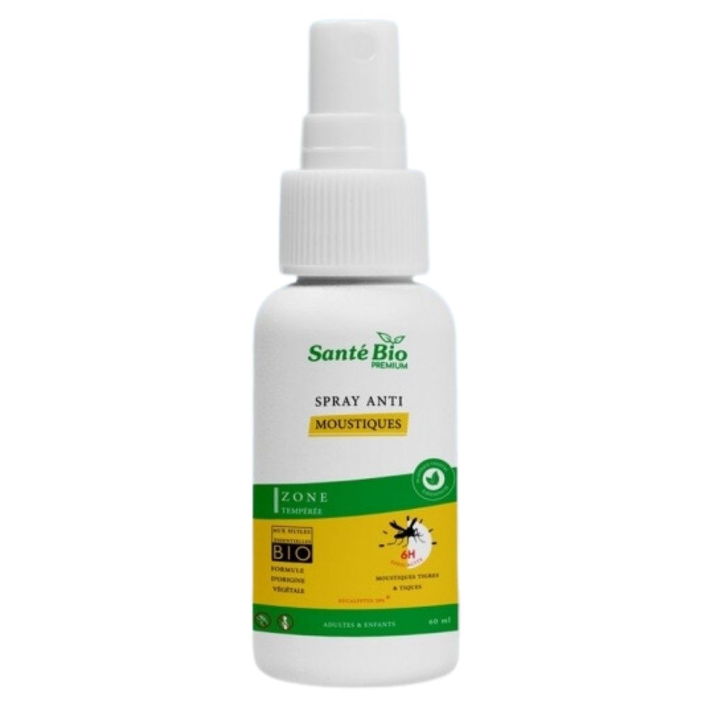 Santé Bio - Spray anti moustiques 60ml 