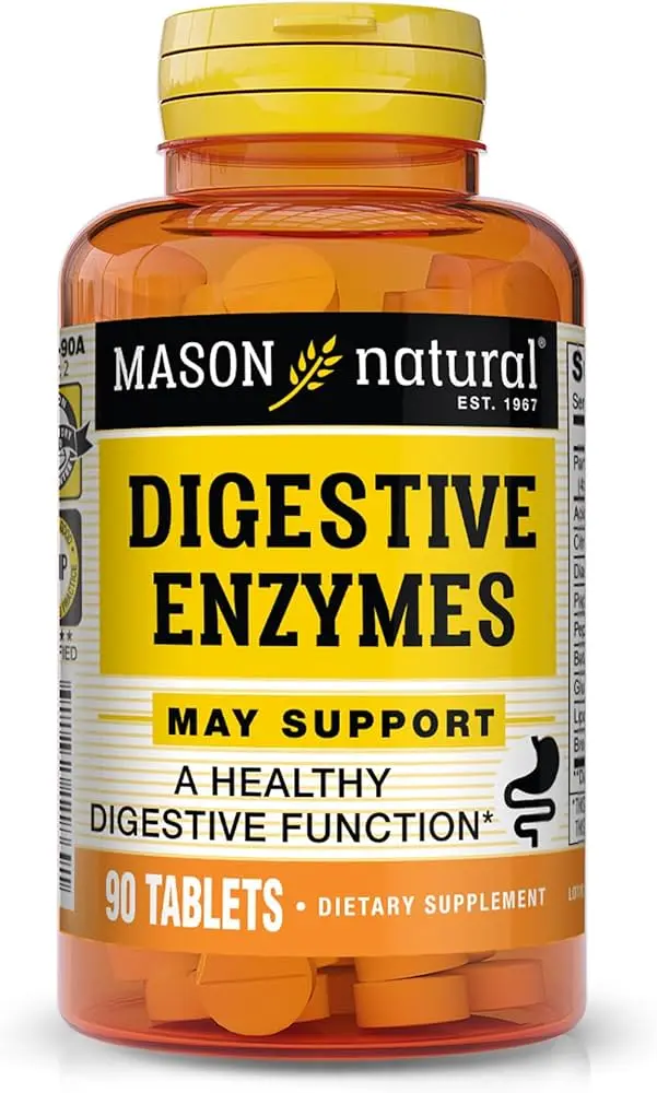 [1186-90] Mason Natural - Digestive Enzymes 90 Cp