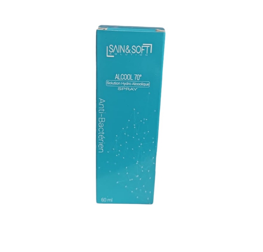 SAIN&SOFT - Alcool 70° Spray 60ml