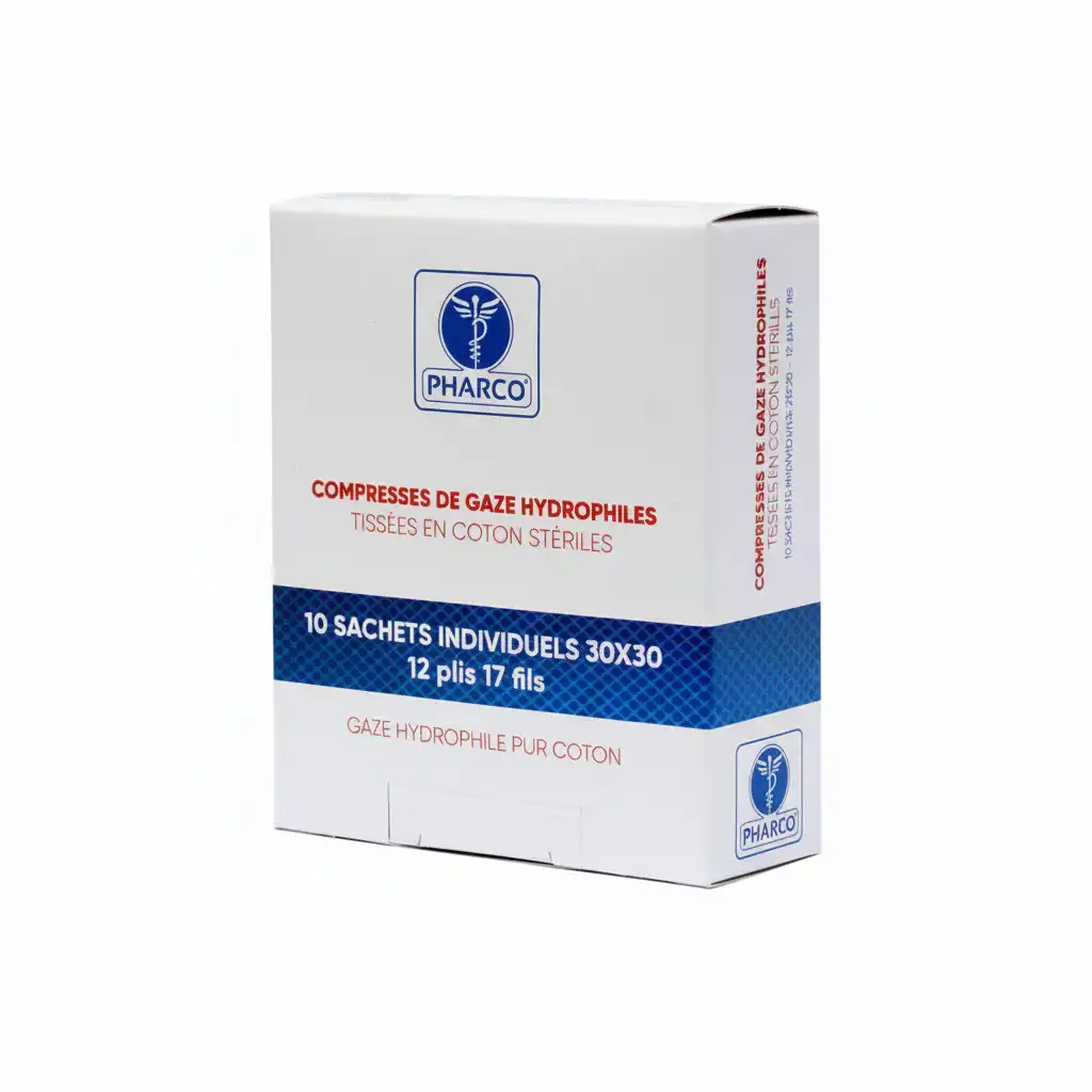 PHARCO - Compresses De Gaze Hydrophiles 30 30