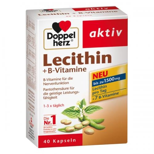 Doppel herz - Aktiv Lecithin +B-Vitamine 40 capsules
