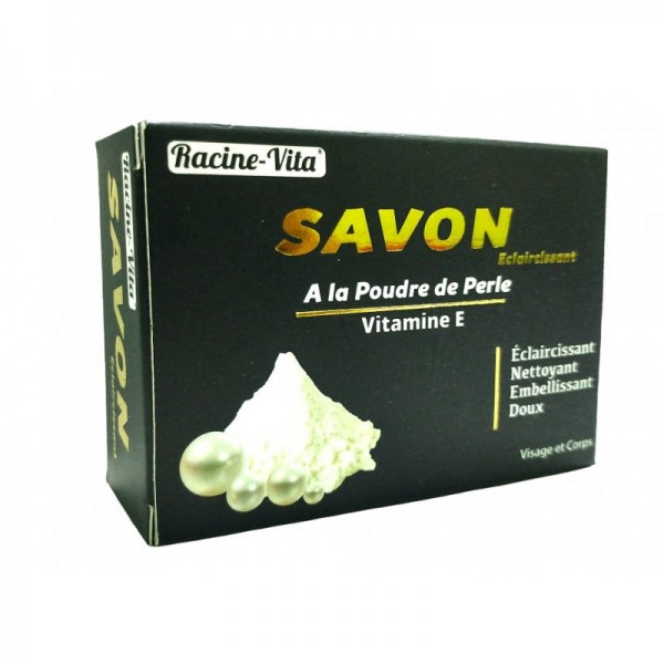 Racine-Vita - Savon a la poudre de perle 80g