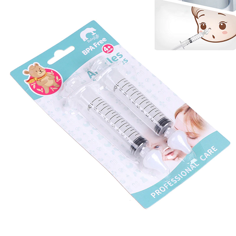 Baby Age - Mouche Bébé Seringue Nasale 2pc