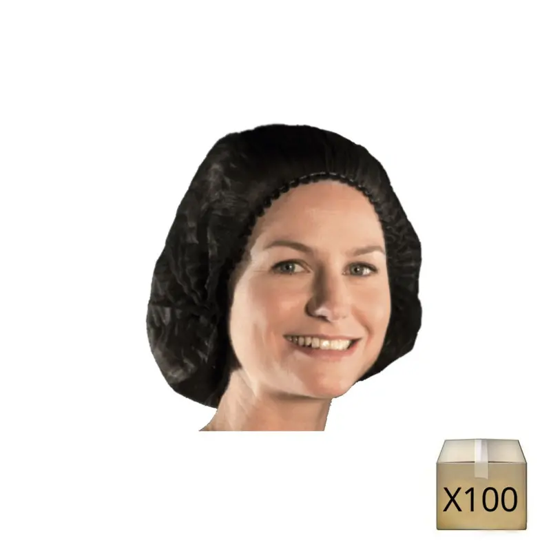 Charlotte noir sachet de 100 unités