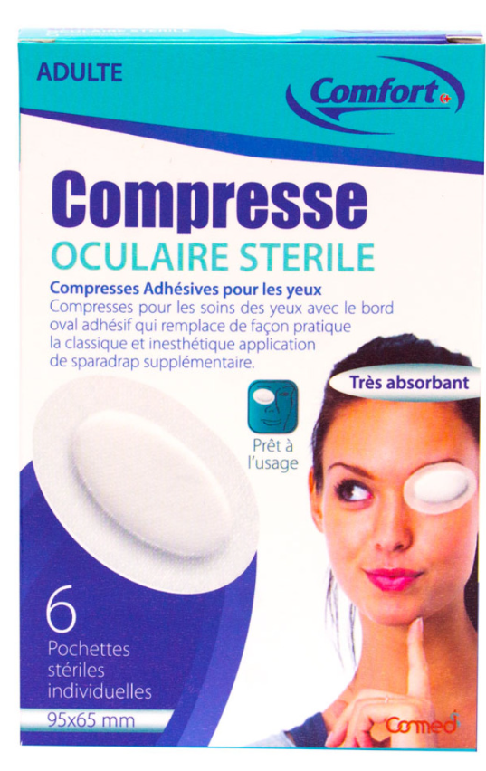 Comfort Compresse Oculaire Adulte 6 Pieces
