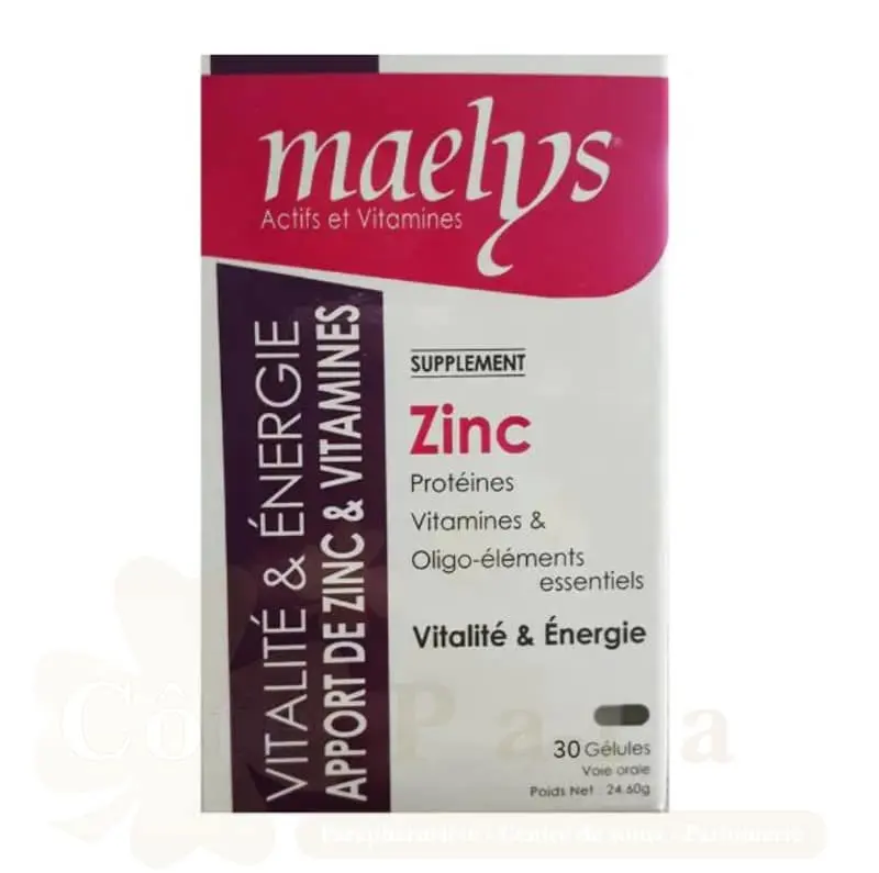 Maelys - Zinc proteines 30 gelules 