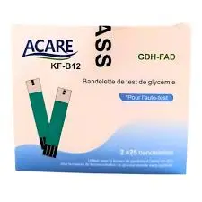 [KF-B12] ACARE - Bandelette de glycémie 50pcs