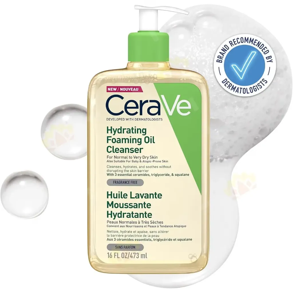 CeraVe - Huile lavante moussante hydratante 473ml