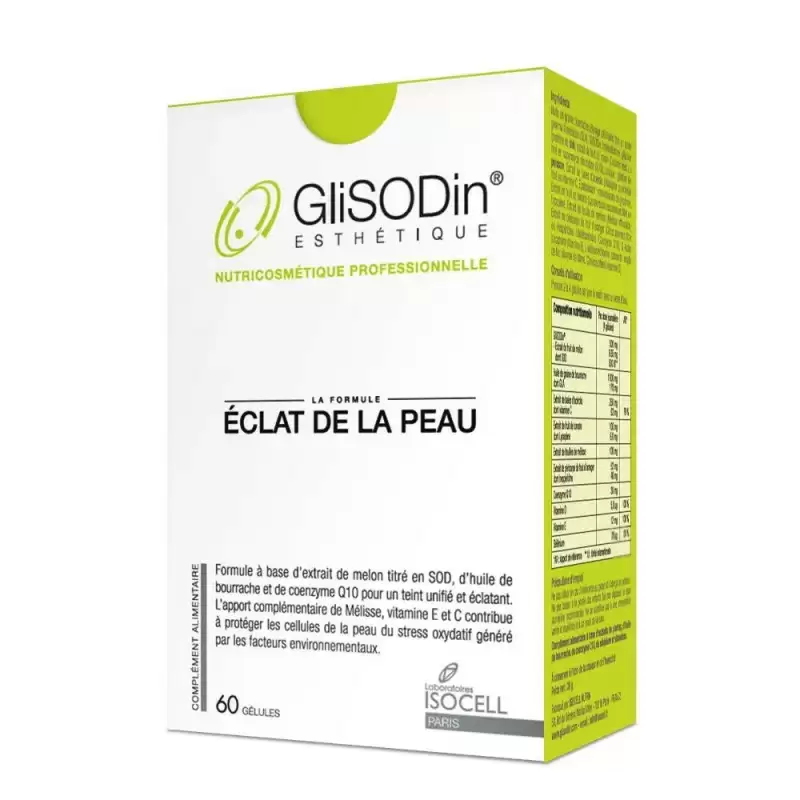 GliSODin - Eclat de la peau 60 gelules