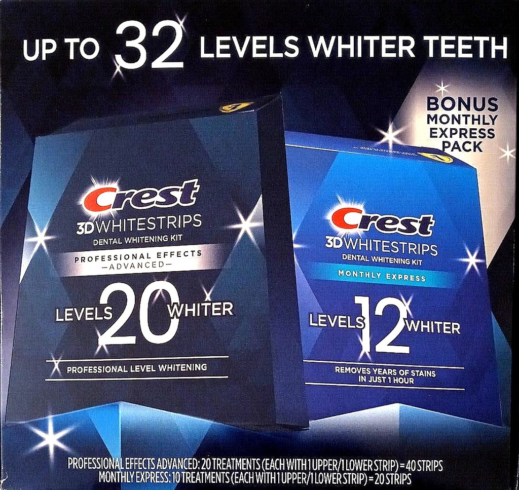 Crest - Up to 32 levels whiter 1pcs