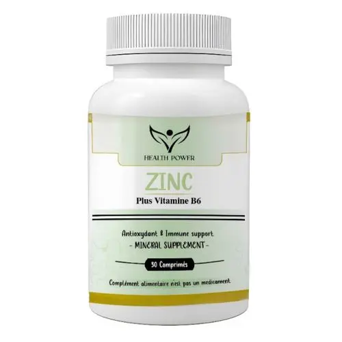 Health Power Zinc Plus Vitamine B6 30 Gélules