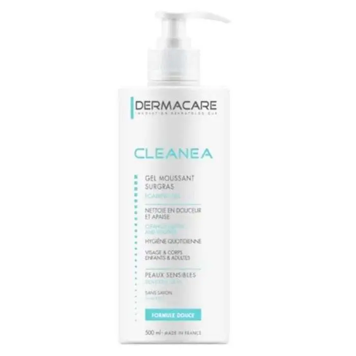 DERMACARE - Cleanea gel moussant surgras 500ml