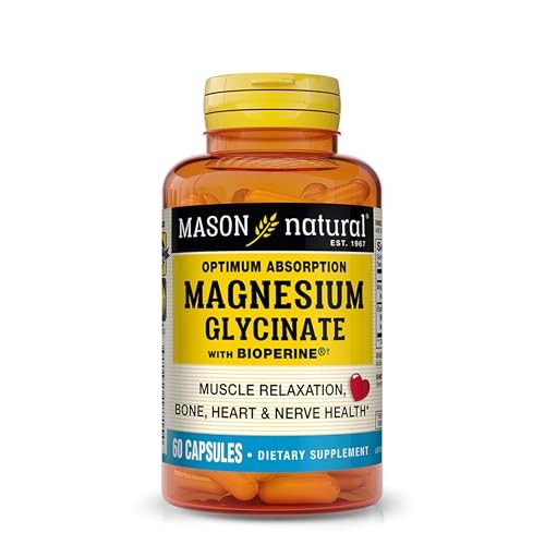 Mason Natural - Magnesium glycinate 60capsules 