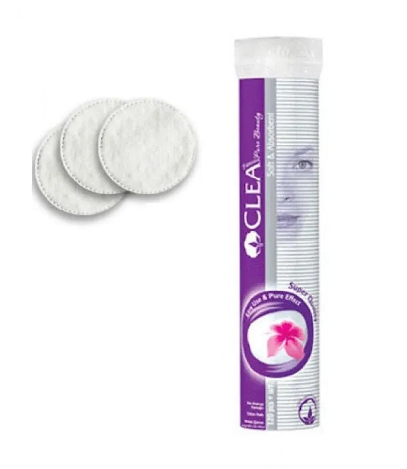 Coton doux pour le maquillage CLEA, 120 pièces, 
