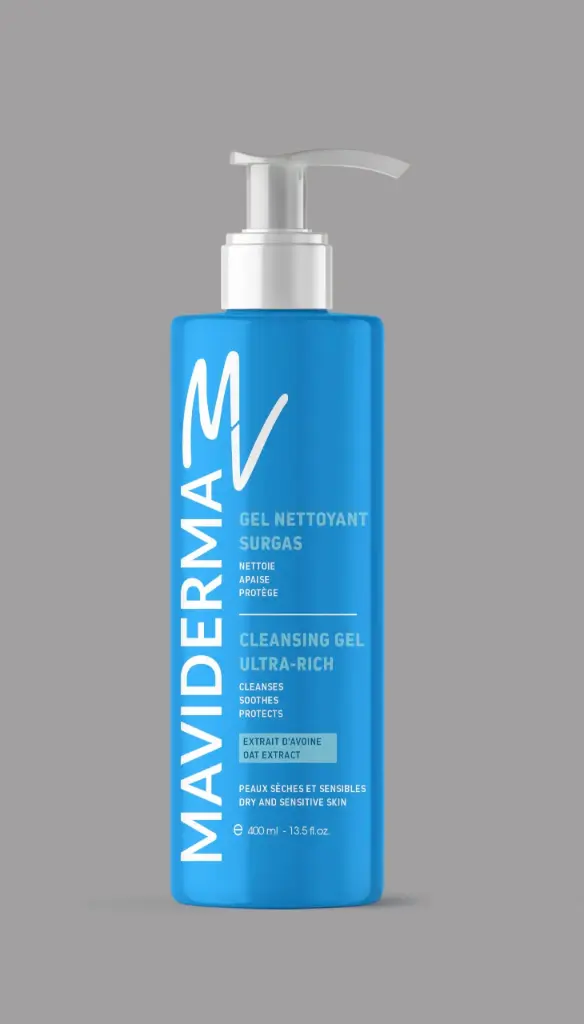 Maviderma - gel nettoyant surgras 500ml