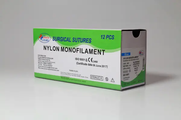 Medicrin - Polyamide Monofilament Blue 4/0