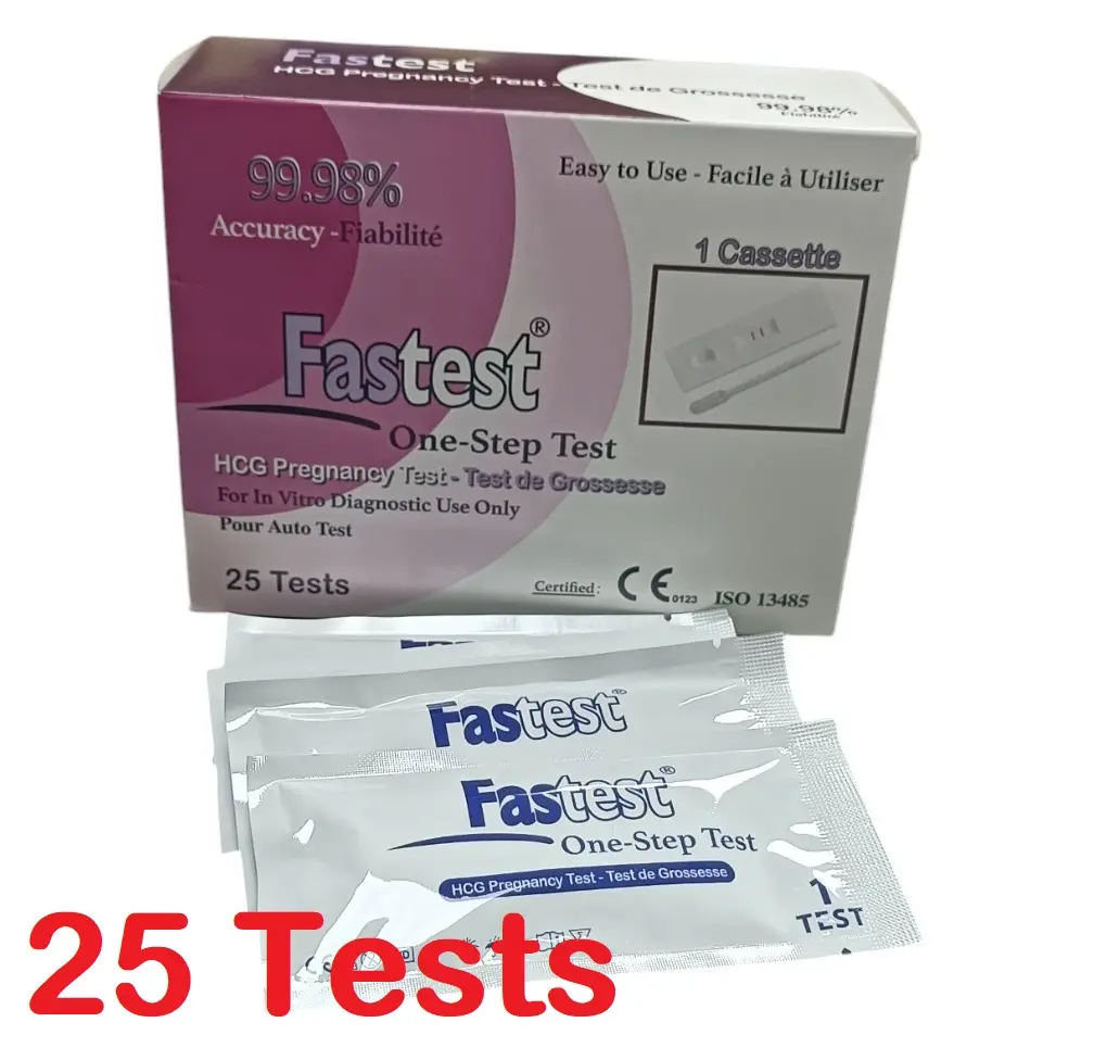 Test HCG de Grossesse 25 Tests