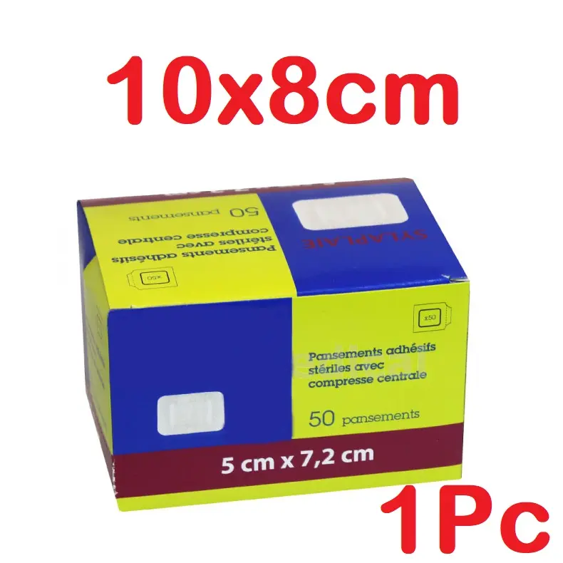 Sylaplaie - 10x8cm Pansement adhésifs stériles avec compresse