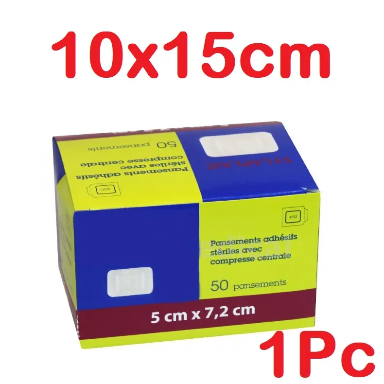 Sylaplaie - 10x15cm Pansement adhésifs stériles avec compresse