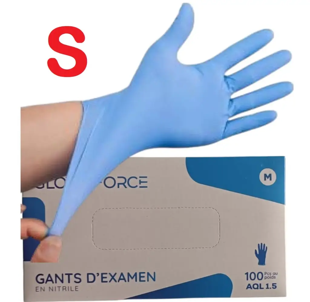 [ARGNK-S] Glove FORCE - Gants Nitrile sans Poudre S