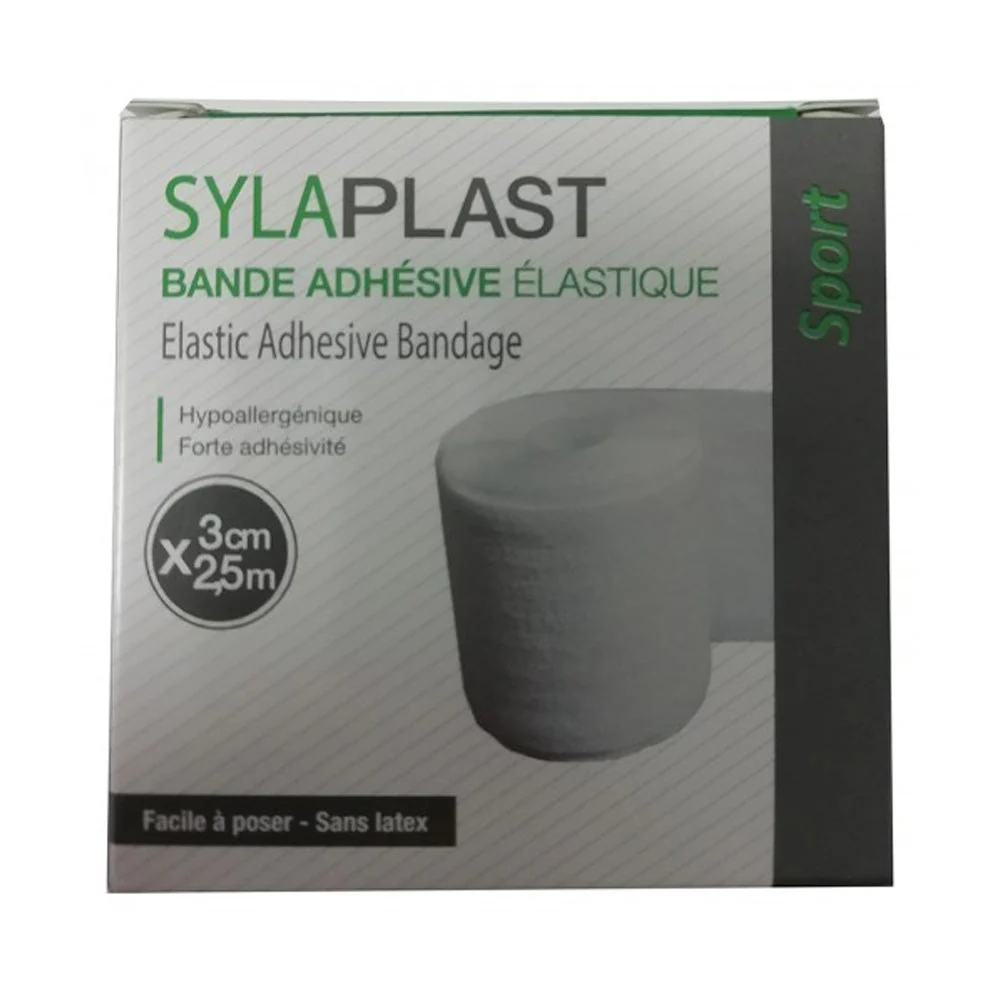 Sylapast - 8cmx2,5m Bande Adhésive Elastique