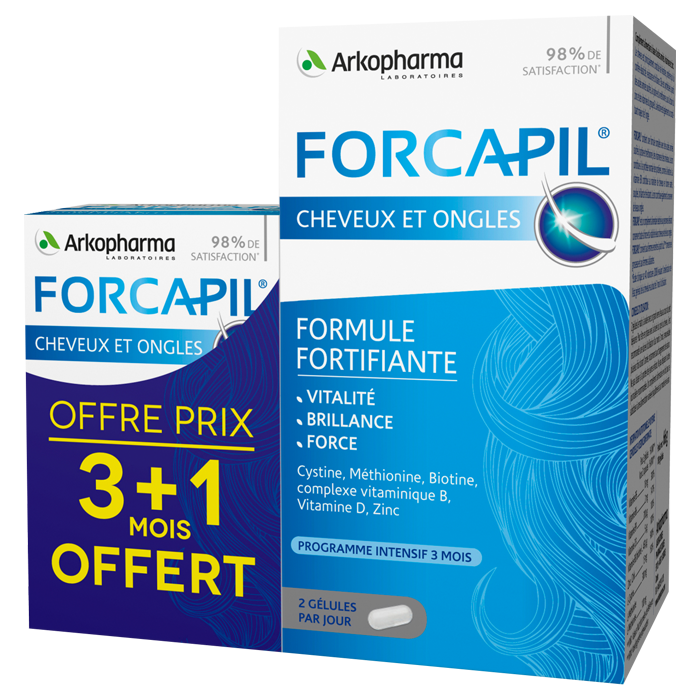 Forcapil - Arkopharma Cheveux et ongles Formule fortifiante 240G