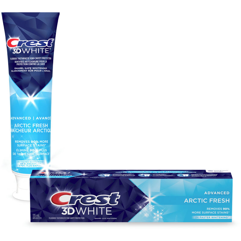 CREST - 3D WHITE DENTIFRICE ADVANCED FRAICHEUR ARCTIQUE 135 ML